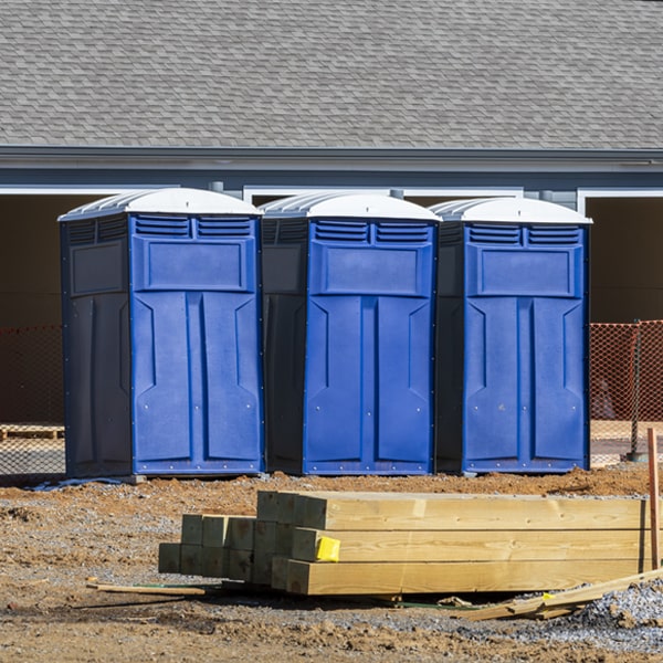 are there any restrictions on what items can be disposed of in the porta potties in Eleroy